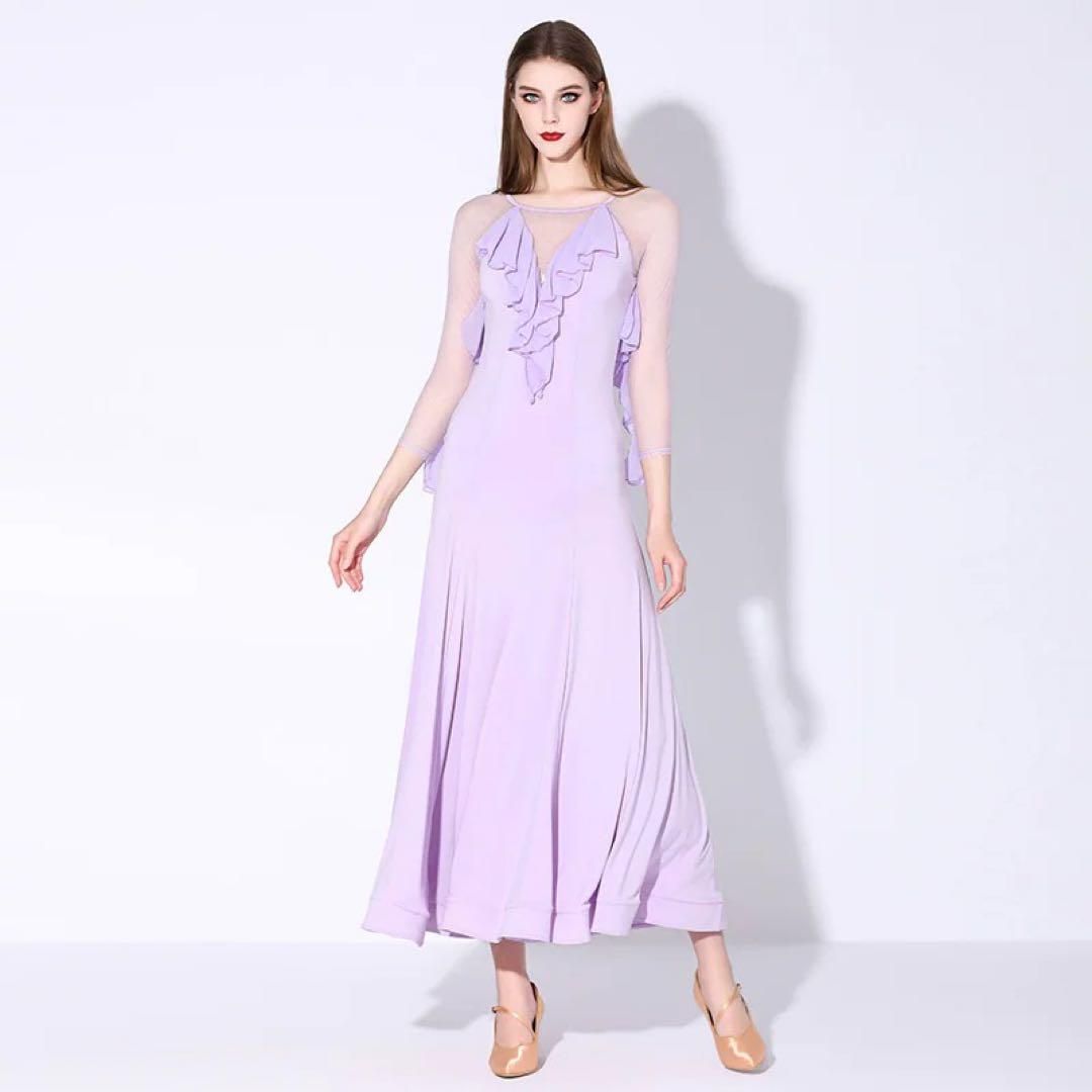 新品未使用 スタンダード練習着ワンピース ダンスパーティにも最適