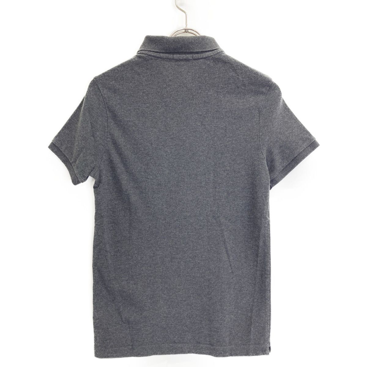 MONCLER モンクレール 18年製 ｸﾞﾚｰ MAGLIA ｺｯﾄﾝ 半袖ﾎﾟﾛｼｬﾂ S