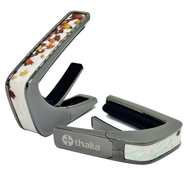 タリア カポ Thalia Capos Limited Series BC-AUTUMN PEARL | AUTUMN PEARL Black Chrome ギター 12インチフレットパッド付属