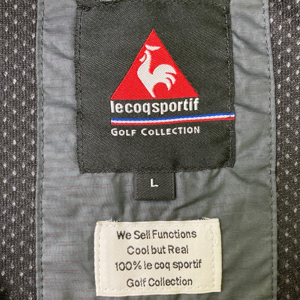 サイズ：L LE COQ GOLF ルコックゴルフ  裏メッシュジップベスト  ホワイト系 [240101438829] ゴルフウェア レディース ストスト 楽天市場】LE COQ GOLF ルコックゴルフ 裏メッシュジップベスト