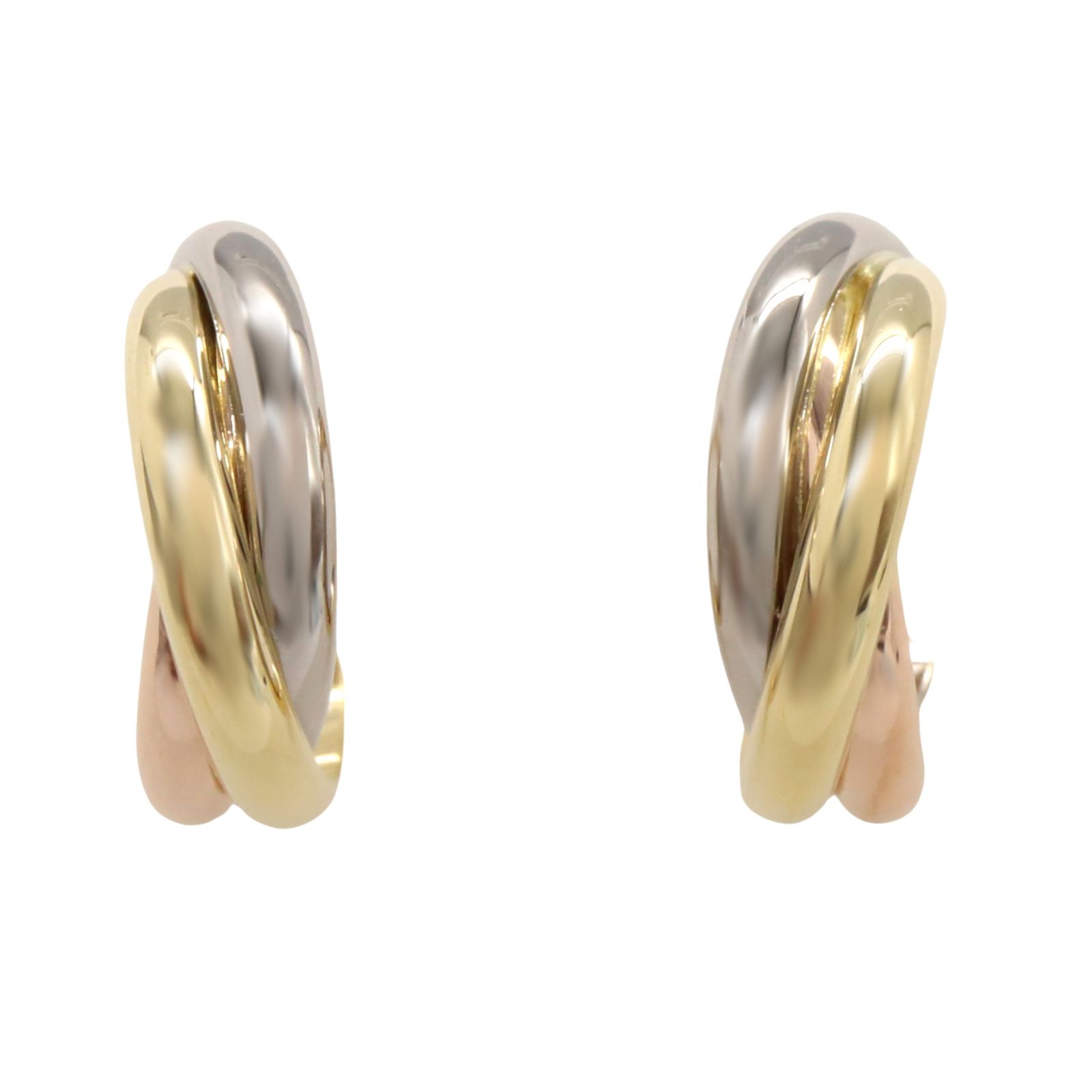 Cartier トリニティピアス　スモール CARTIER】Trinity earrings トリニティ イヤリング (Cartier/ピアス