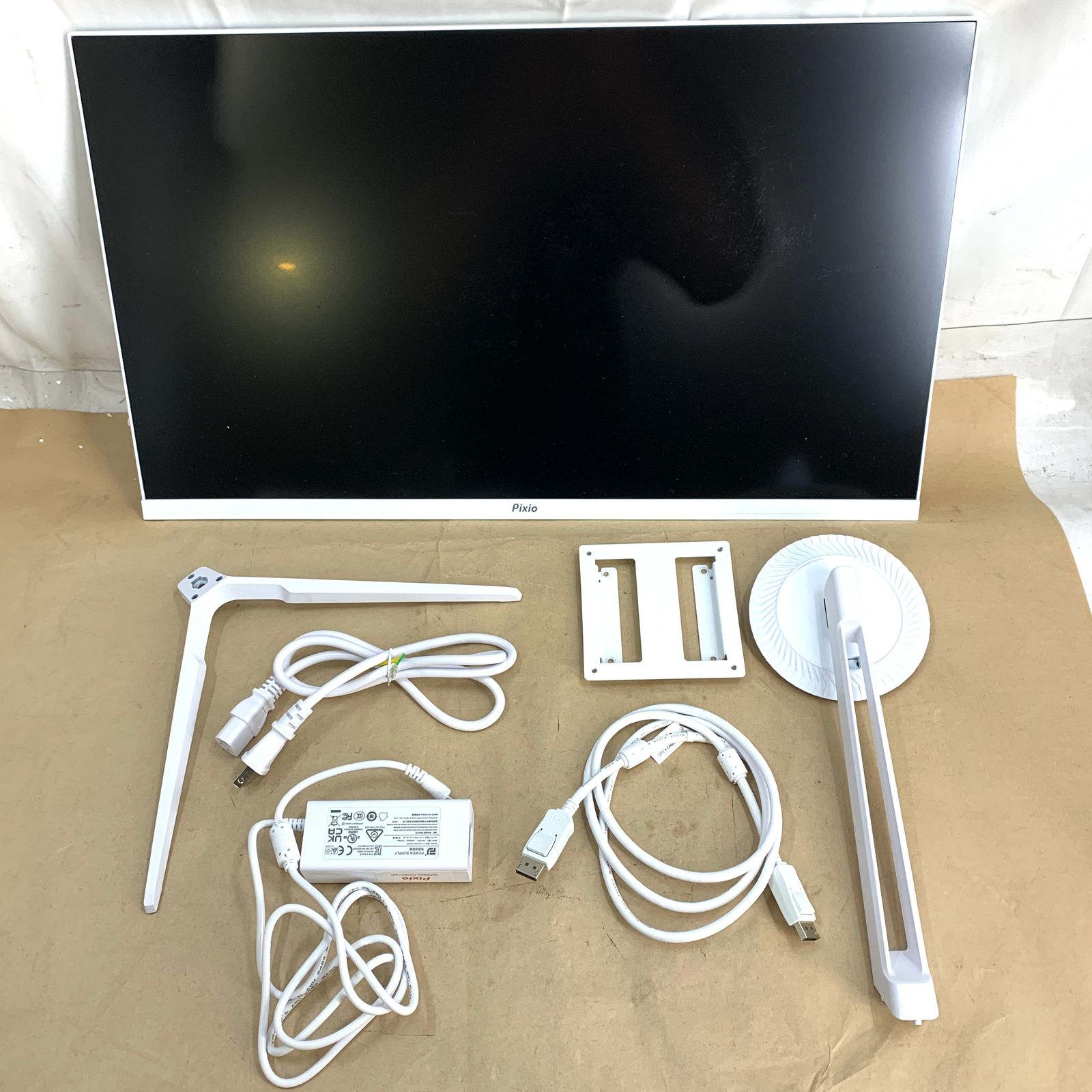 ジャンク品】 Pixio PX27U Wave White ゲーミングモニター 27