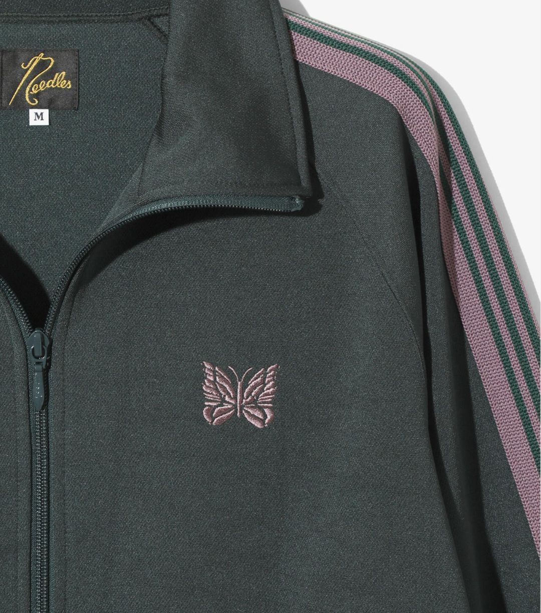 新作 正規品 LHP ニードルズ トラックジャケット 刺繍デザイン グリーン 新作 正規品 LHP ニードルズ トラックジャケット 刺繍デザイン
