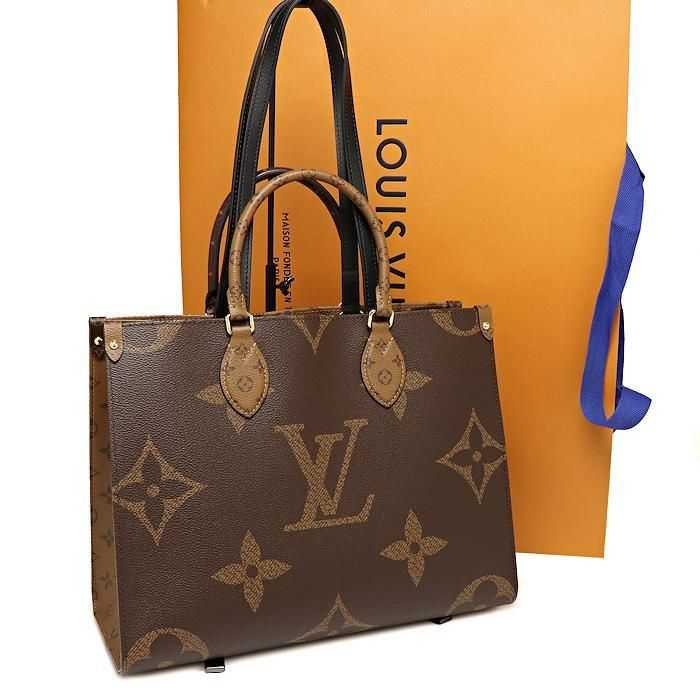 限定モデル LOUIS VUITTON 2WAY トートバッグ オンザゴーMM モノグラム