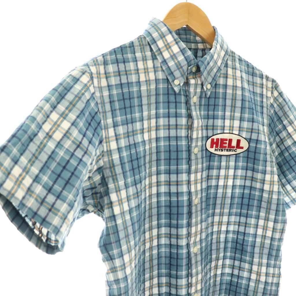 ヒステリックグラマー HYSTERIC GLAMOUR 24SS HELL刺繍ボタン