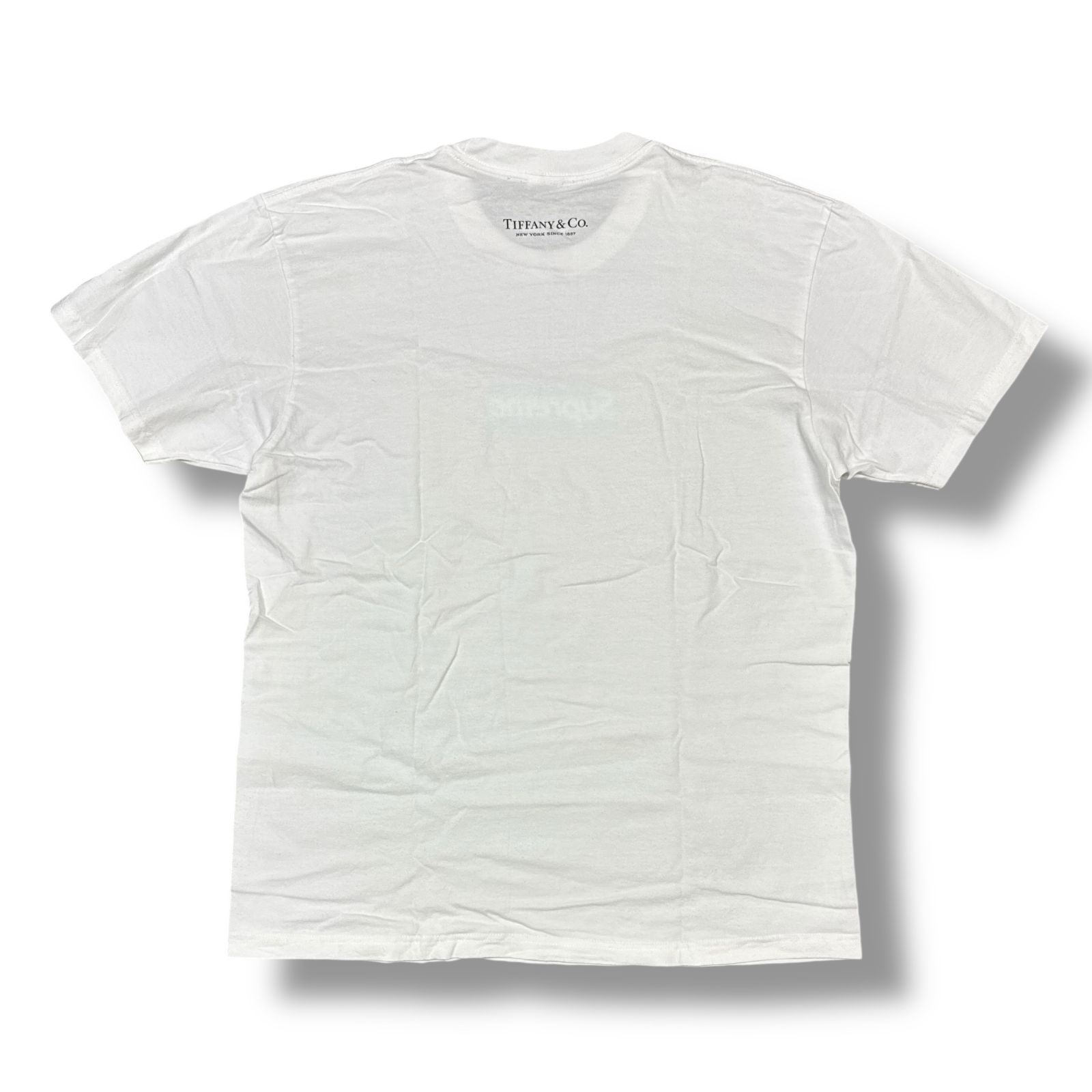 シュプリーム　ティファニー ボックスロゴ プリント半袖Tシャツ L シュプリーム / ティファニー ボックス ロゴ Tシャツ Lサイズ