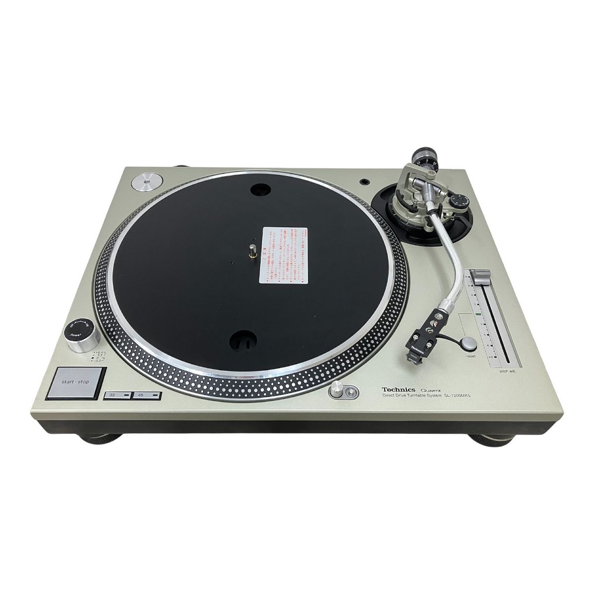Technics SL-1200MK5 ターンテーブル テクニクス レコードプレーヤー M44G カートリッジ付 M10423115