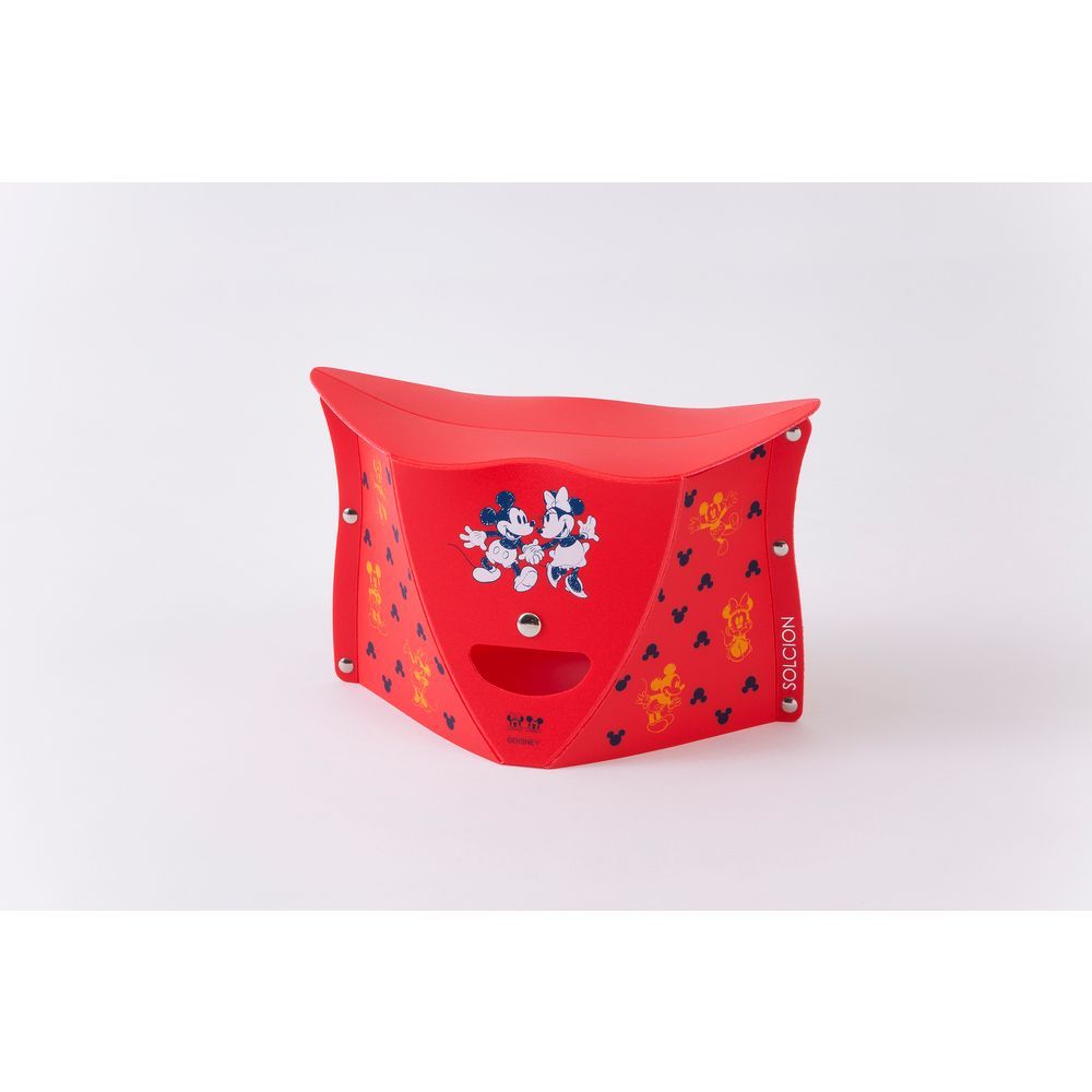mickeyminnieレッド  PATATTO 180 Disney ver 折りたたみイス PATATTO 180 Disney ver 折りたたみイス パタット 折りたたみ椅子 折り畳み椅子 折り畳みいす 折りたたみイス 折り畳みイス イス 椅子