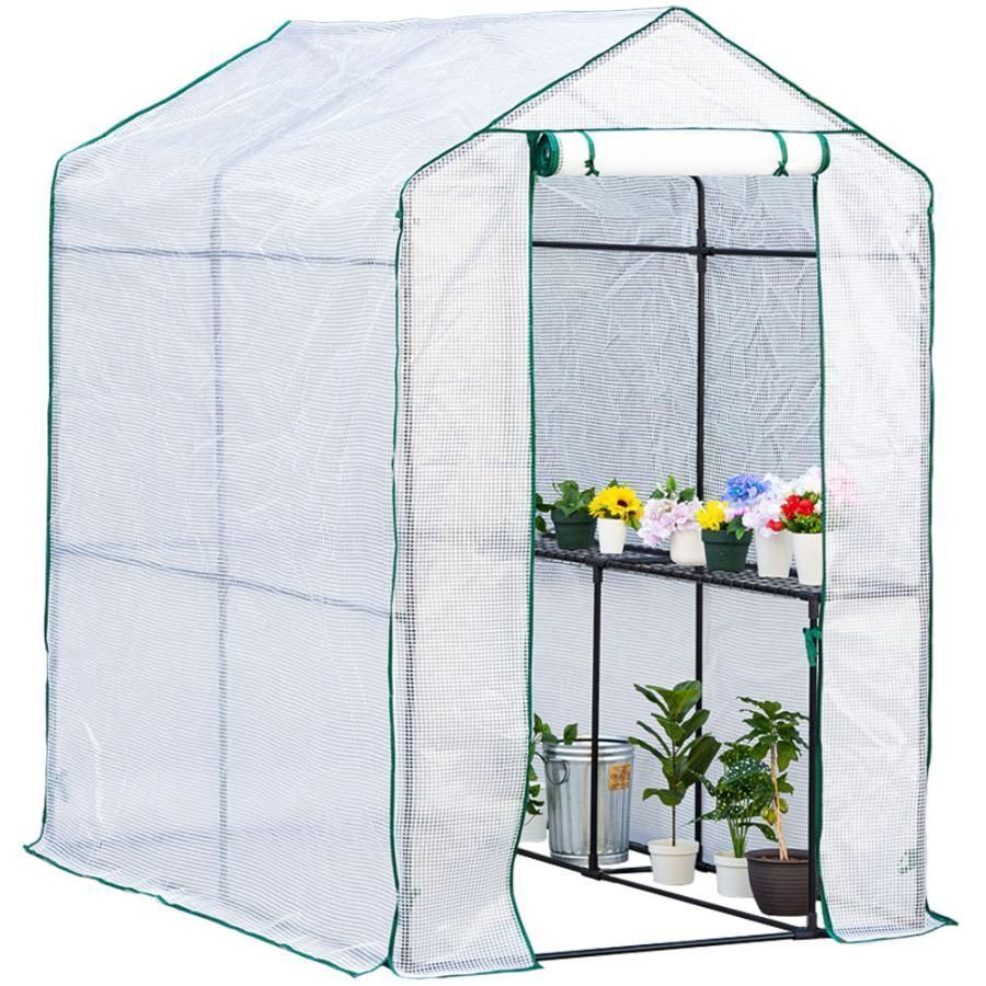  ビニールハウス 家庭用 大型 温室 ガーデンハウス 巻き上げ式 ガーデン温室 観葉植物 屋外 アレンジ用装飾品 アレンジメント用品 資材