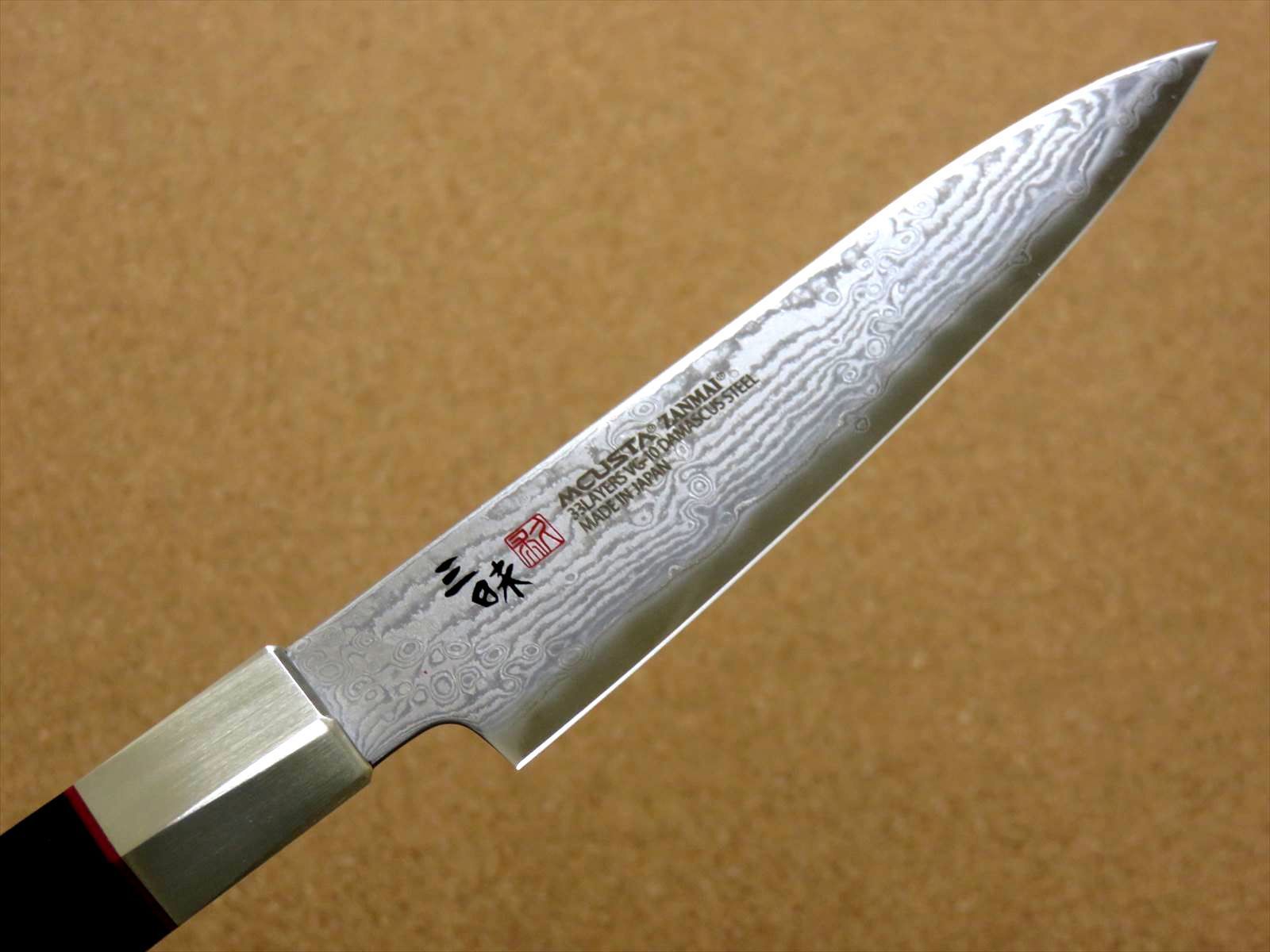 関の刃物 牛刀 240mm 三昧 ハイブリッド スプラッシュ ダマスカス 包丁