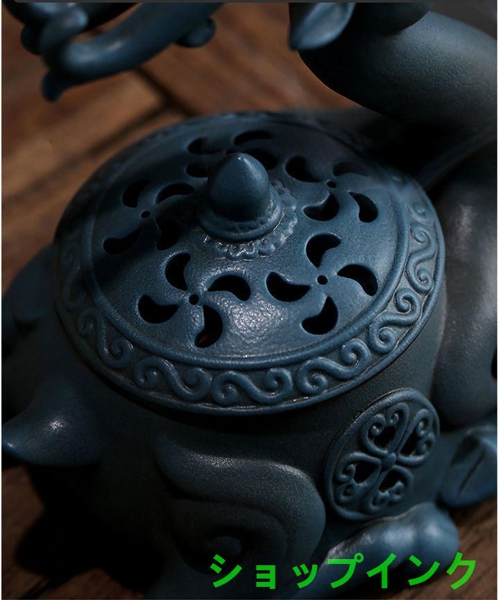 一鹿蓮升香炉 陶磁器 香炉 香道具装飾品 工芸品 美術品 置物 一鹿蓮升香炉 陶磁器 香炉 香道具装飾品 工芸品 美術品 置物