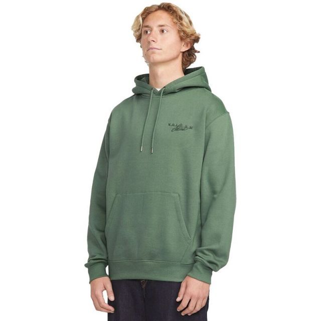 【送料無料】 ボルコム メンズ パーカー・スウェット アウター Calmstone Pullover Hoodie - Men's Light Olive