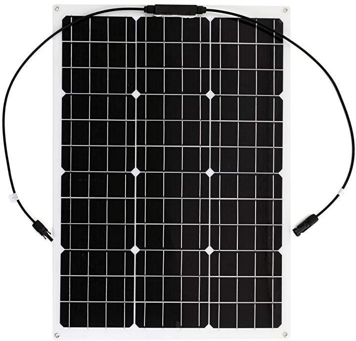 Splenno スプレンノ 50W 単結晶 ソーラーパネル 薄型 軽量 曲げれる 太陽光発電 68x54 68x54cm