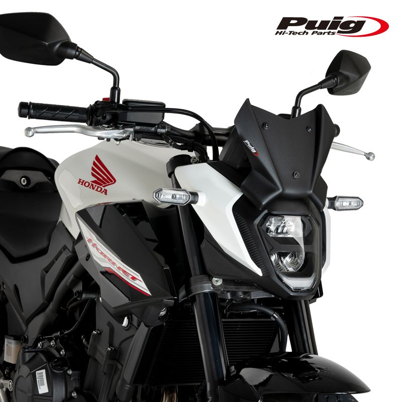 Puig 21934J NEW GENERATION WINDSHIELD SPORT [MATT BLACK] HONDA CB500 HORNET(24) CB400 HORNET(24) プーチ スクリーン カウル