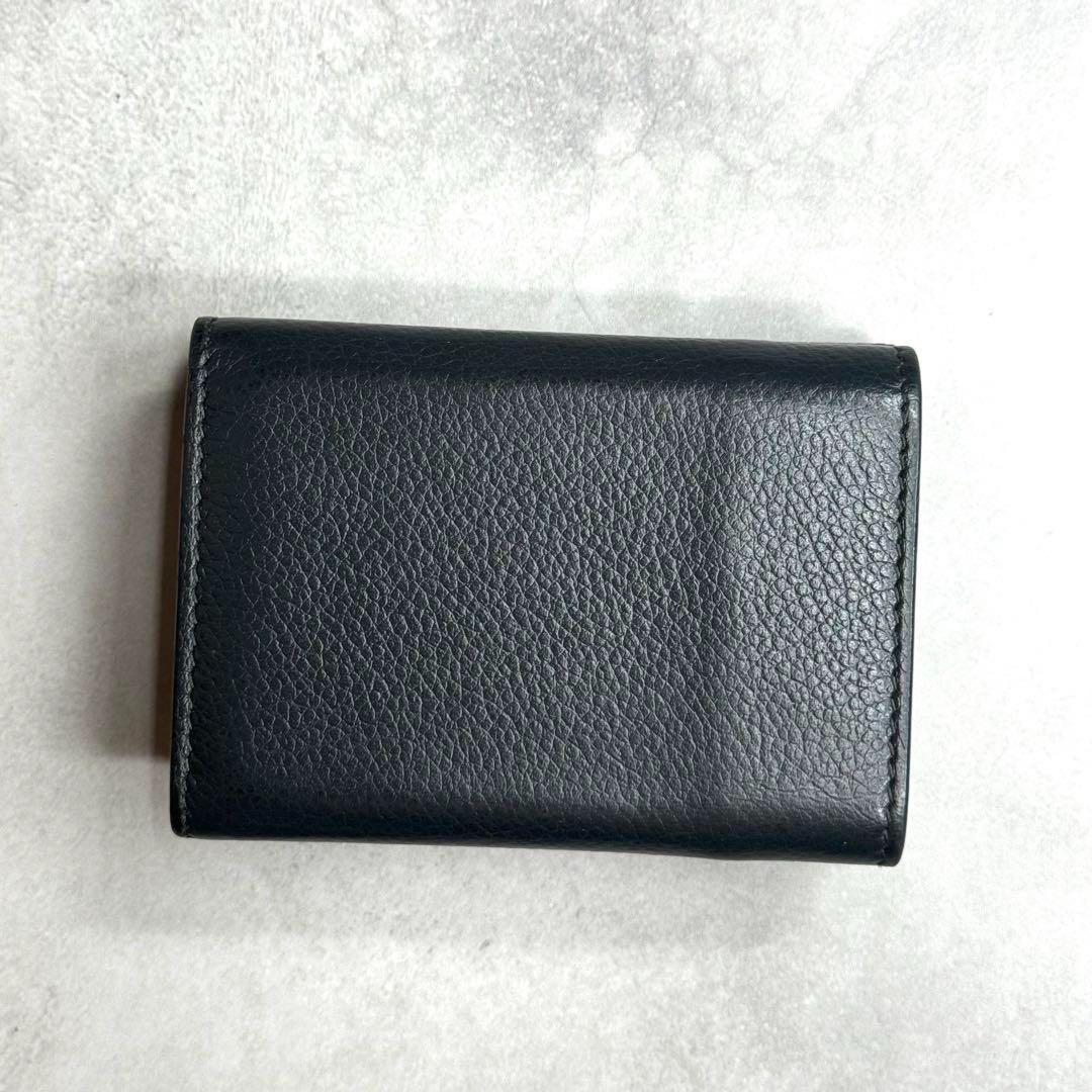 SAINT LAURENT サンローラン タイニーウォレット 三つ折り財布 ミニ財布 グレインカーフレザー グレー TINY WALLET 459784  - メルカリ