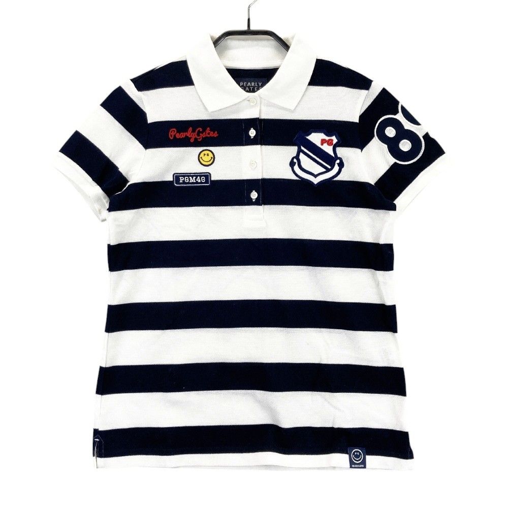 サイズ：0 PEARLY GATES パーリーゲイツ 半袖ポロシャツ ニコちゃん