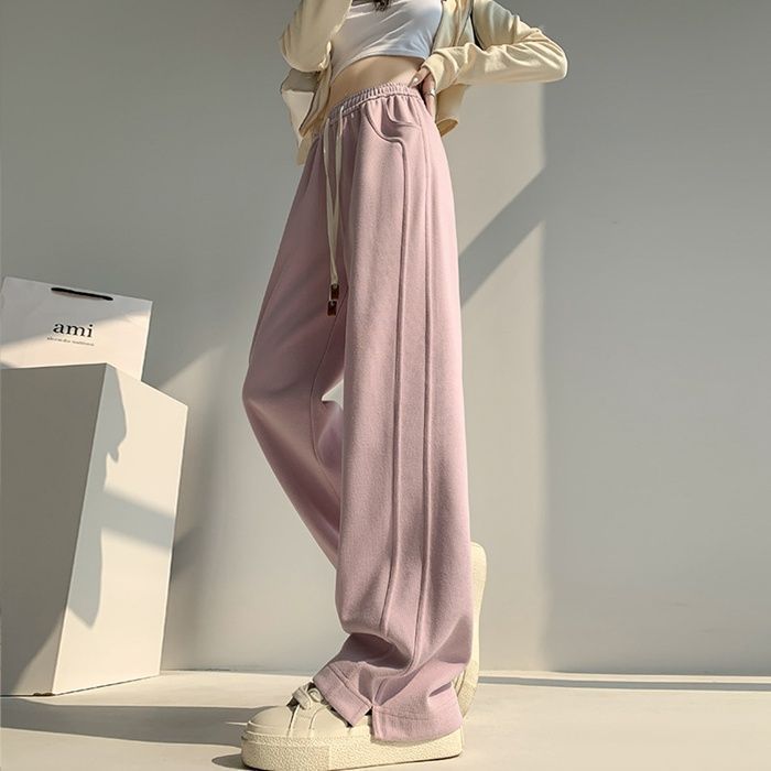 【GUMZZI】ハイウエストワイドロングパンツto28705 osharewalker ワイドパンツ レディース ボトムス ロングパンツ