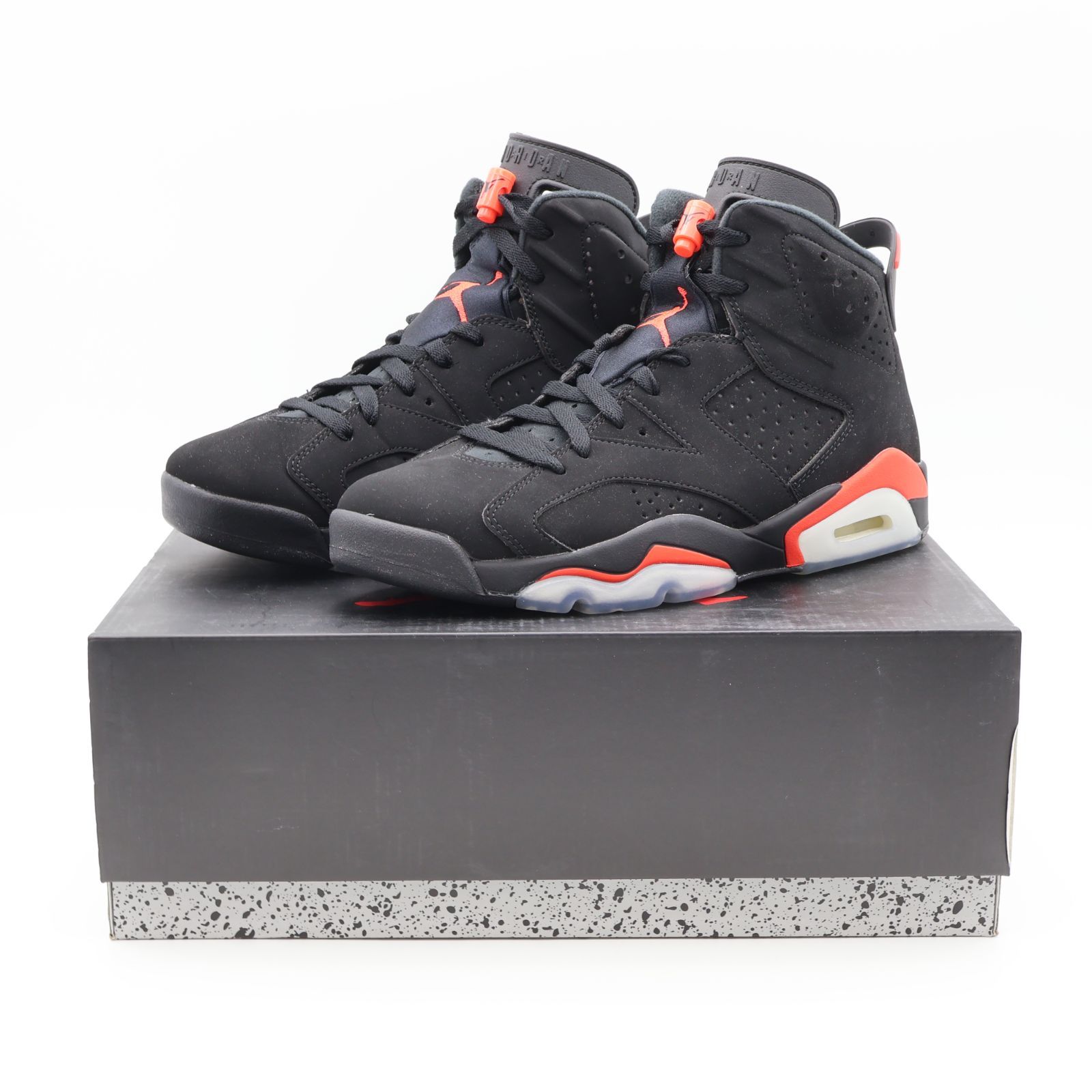 ほぼ新品】 Nike Air Jordan 6 Retro Black Infrared 384664-060 27cm