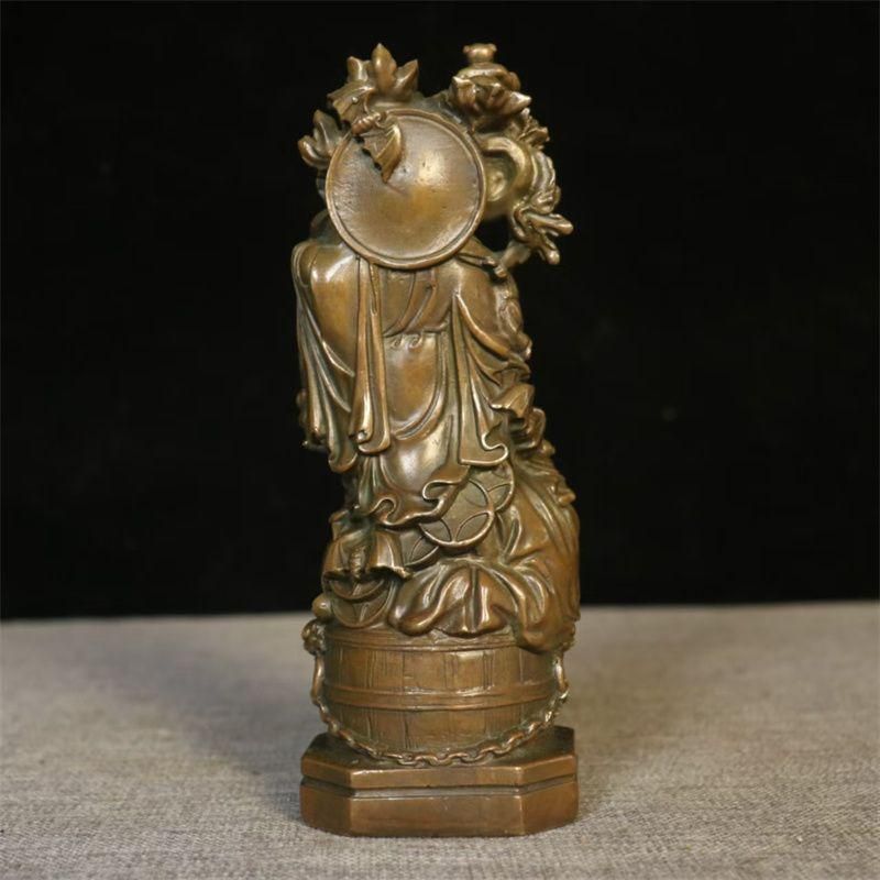 仏教美術品 五子弥勒仏 大腹笑仏 応接間 仏堂 卓上 置物 銅製品