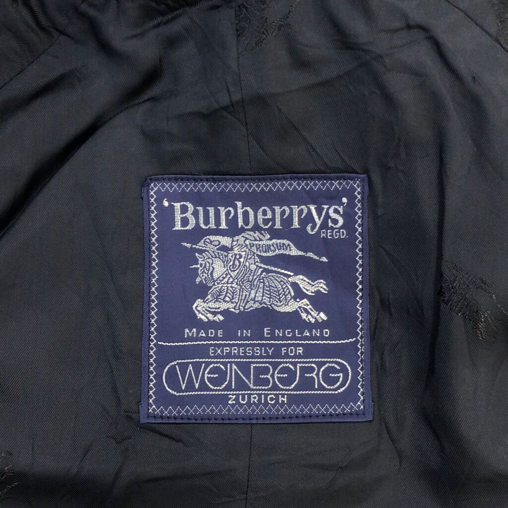 90年代 イングランド製 Burberrys バーバリーズ カシミヤ ステンカラー  