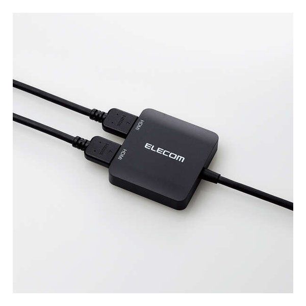 ELECOM エレコム USB Type-C - HDMI変換アダプター 2ポート ケーブル12cm ブラック AD-CHDMI2BK2 2637816 CHRISTIANNAURATH_COM_BR