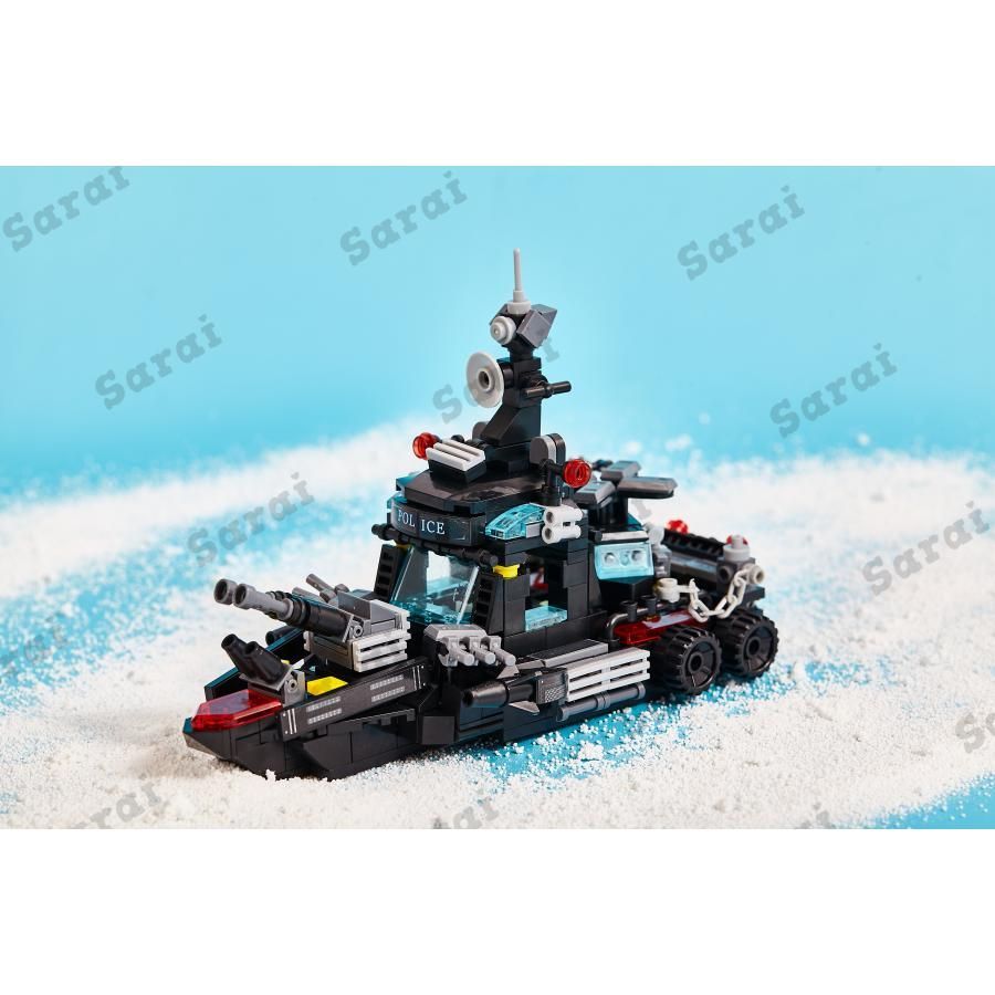 LEGO レゴ 互換 ブロック SWAT 警察 特殊部隊 戦艦 戦闘船