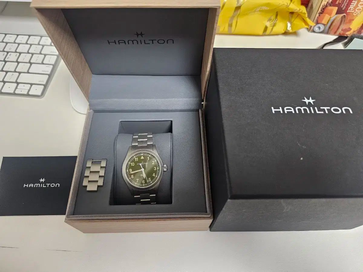 専用のギフトボックス HAMILTON(ハミルトン) カーキフィールド クォーツ 出品