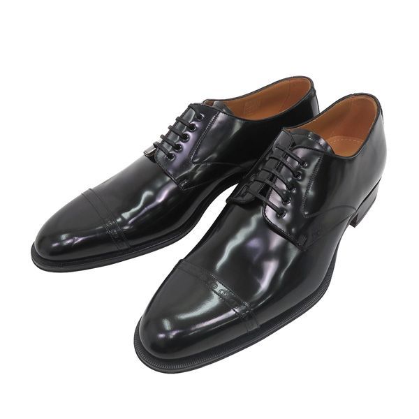 【美品】Dior Homme ディオールオム ネイビー 革靴 ドレスシューズ 新品未使用】Dior HOMME ディオール オム Timeless Polished Calfskin