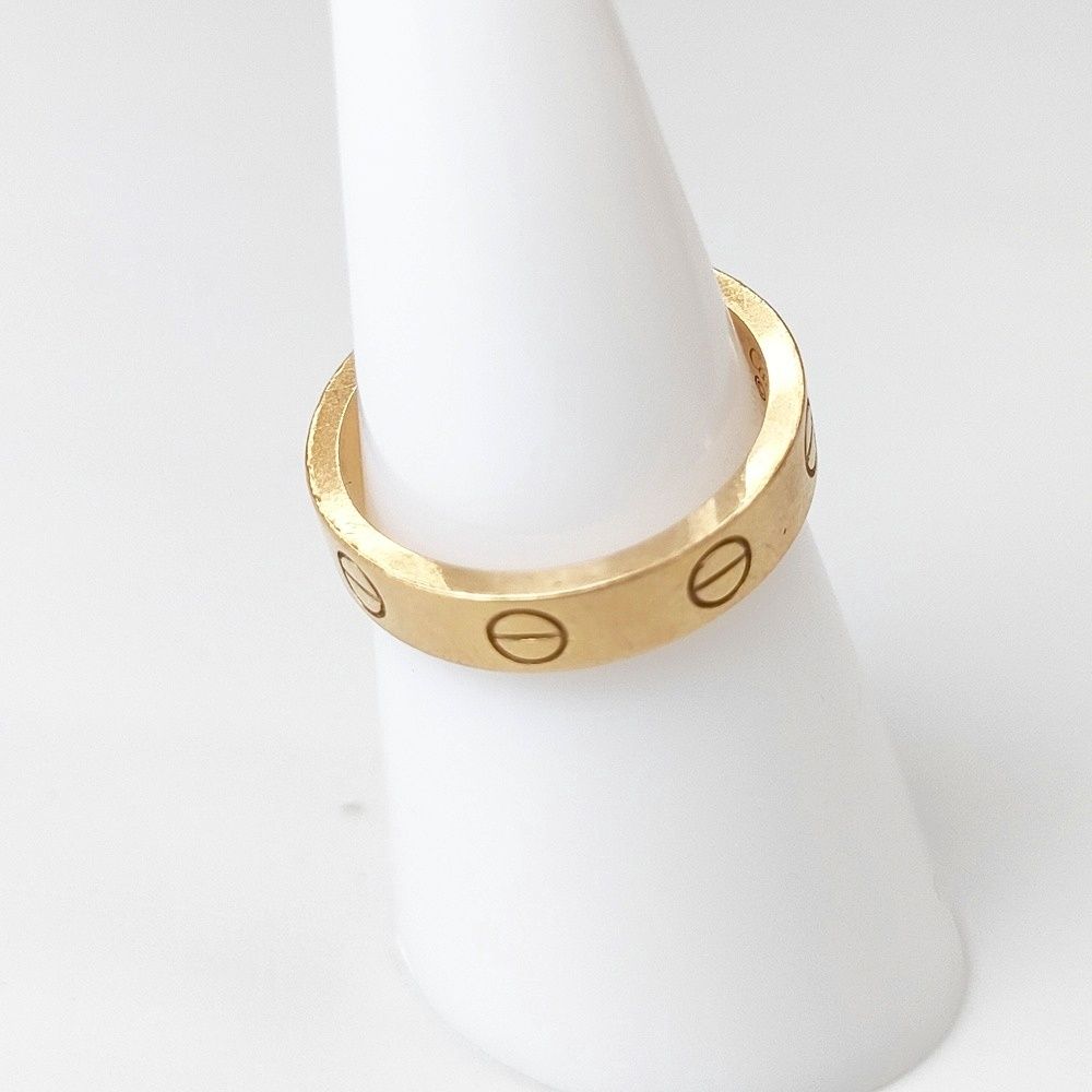 CARTIER LOVEリング ミニラブ イエローゴールド ダイヤ K18
