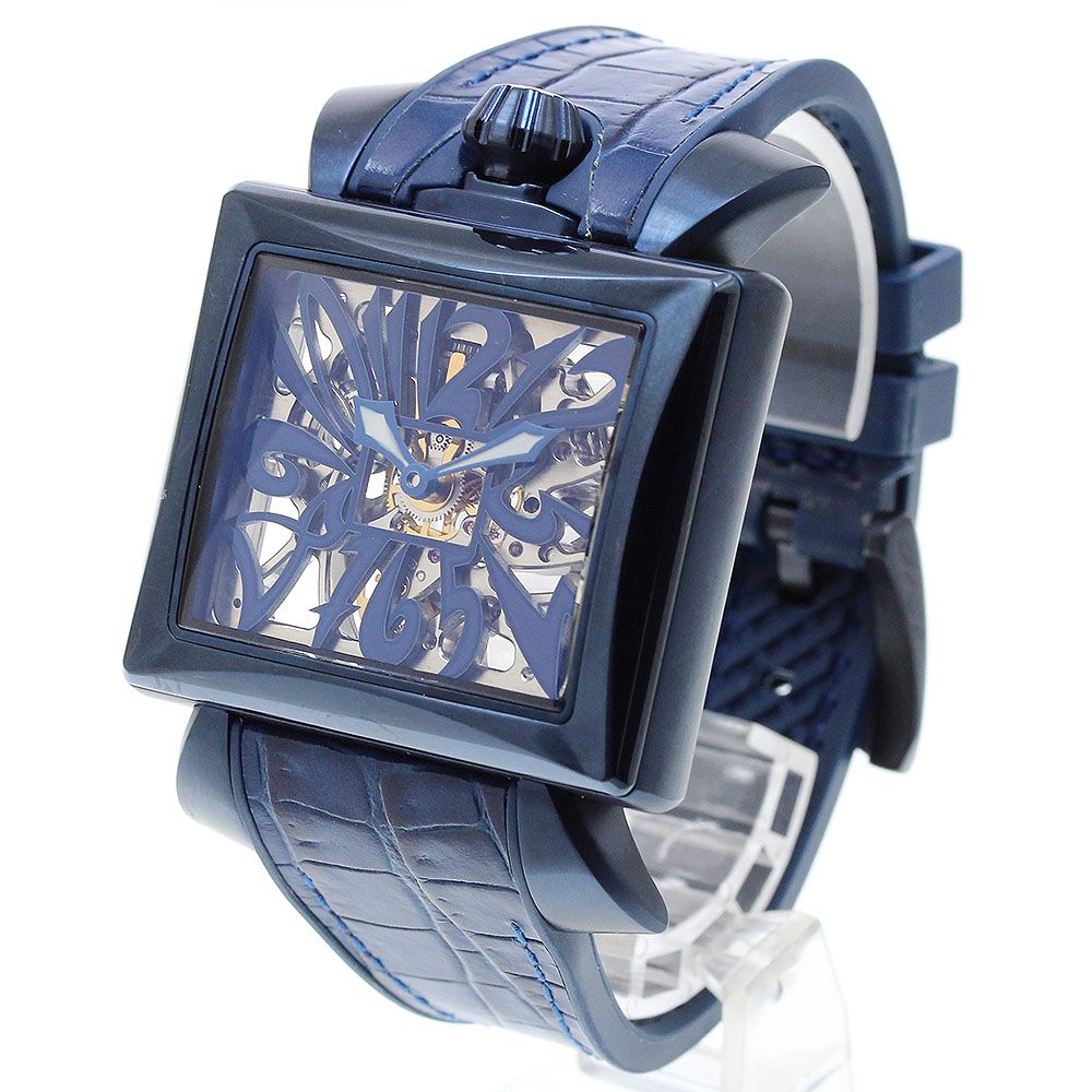 ガガミラノ GaGa MILANO 9003.NS.01 ナポレオーネ 両面スケルトン 手巻き レディース_910188