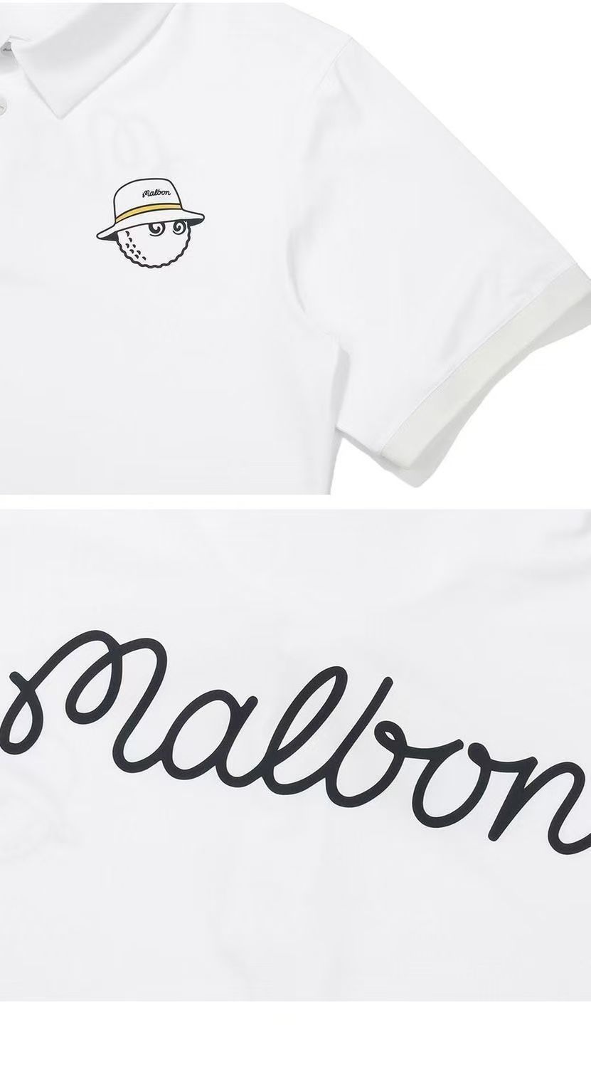 MALBON ゴルフウェア Lサイズ ホワイト オンライン ショップ 安いスポーツ - L マルボンゴルフ MALBON