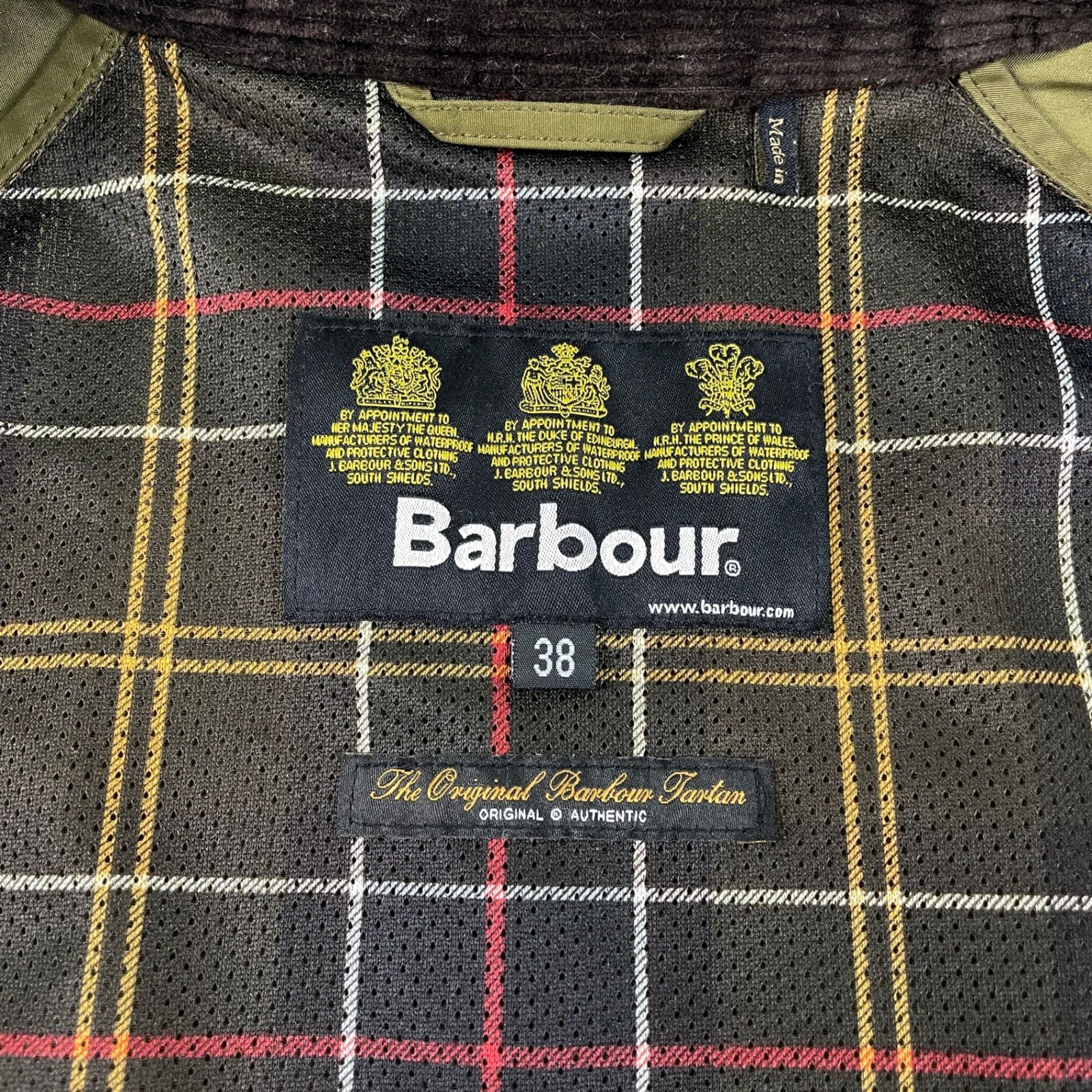 BARBOUR バブアー 2201152 BEDALE SL PEACHED ビデイル SL ピーチド 