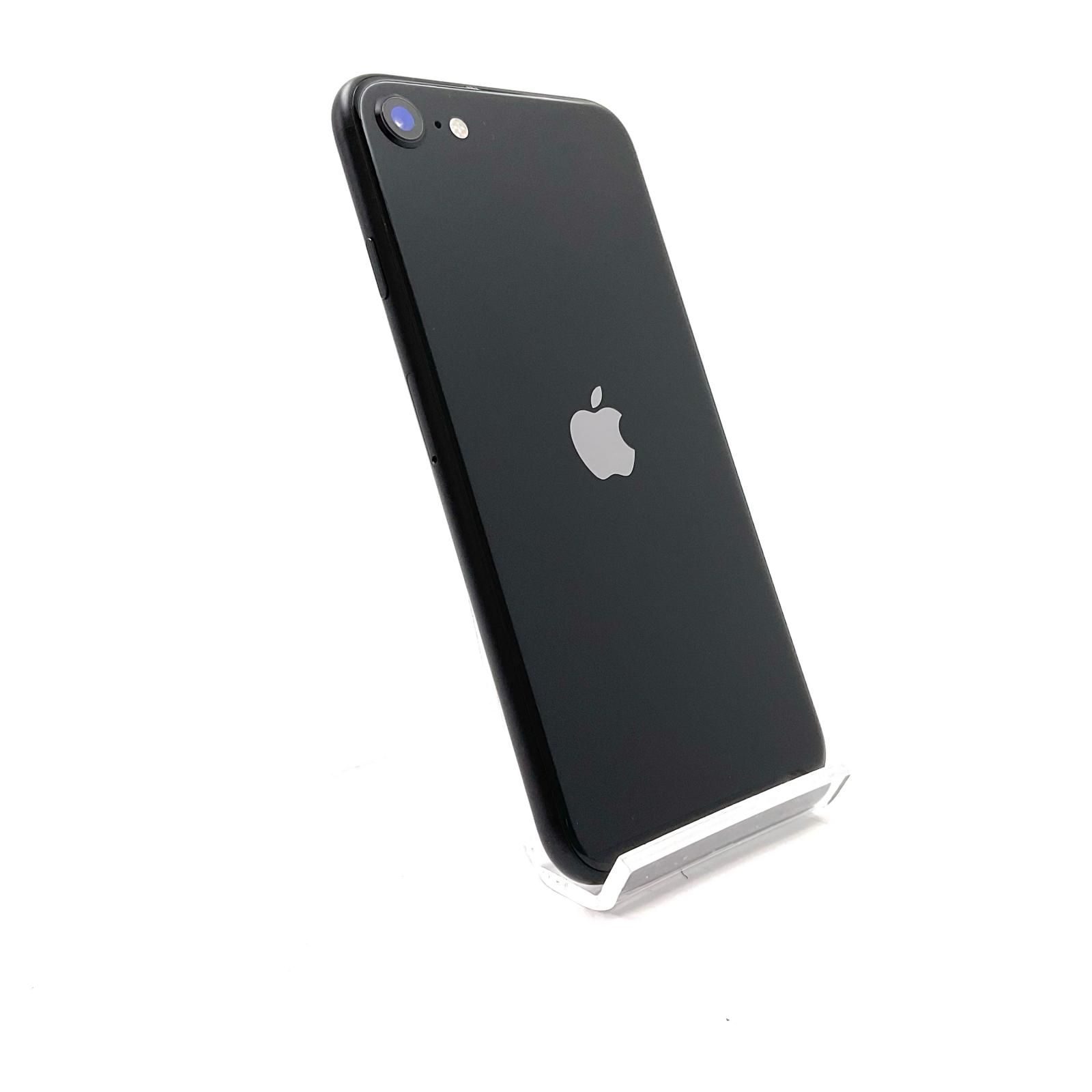 極美品】iPhone se2 ブラック64GB ムスビー｜【モバイルBOX】極美品 