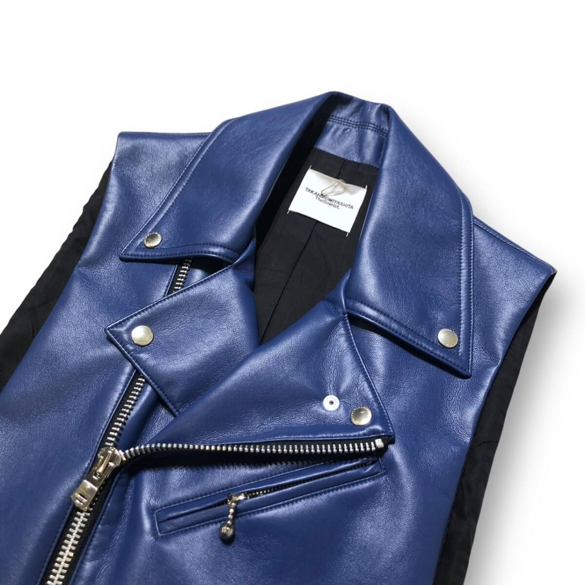 TAKAHIRO MIYASHITA The Soloist ベスト サイズS TAKAHIRO MIYASHITA THE Soloist レザーベスト TAKAHIRO MIYASHITA The