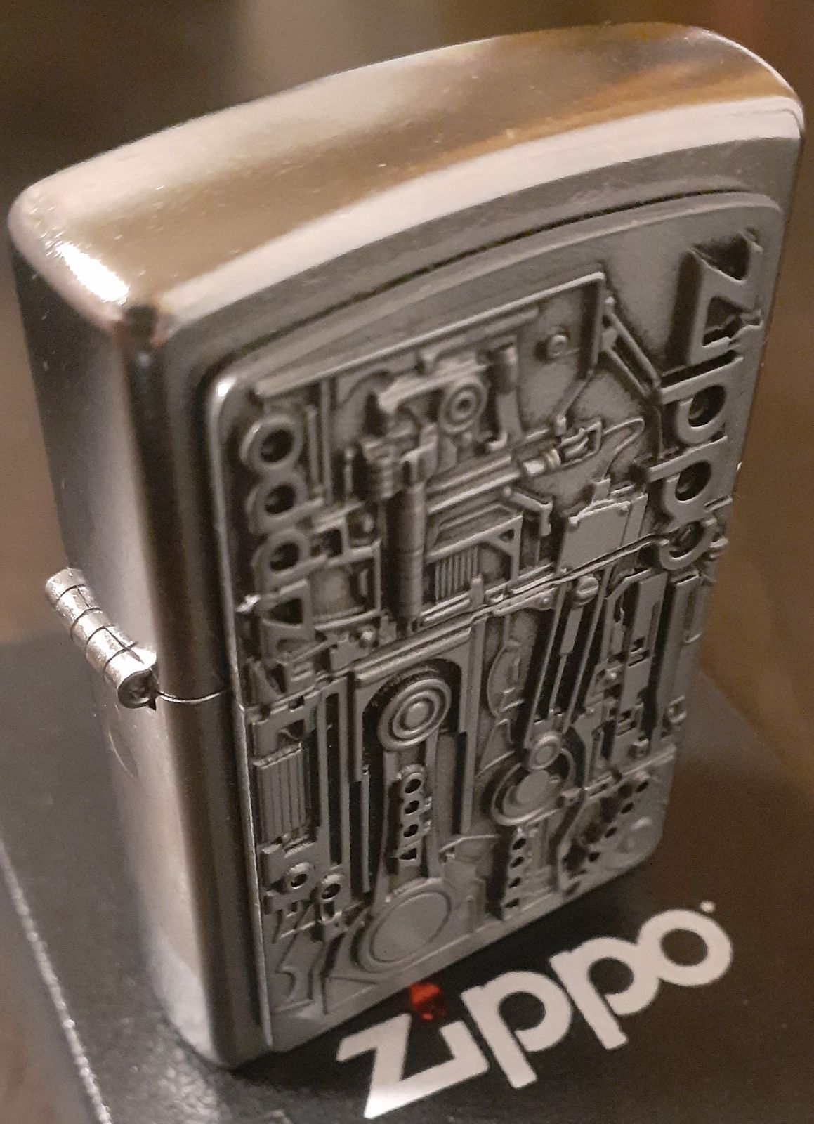 珍品 ZIPPO ジッポーライター RIP レリーフ・ヘヴィプレート スチーム