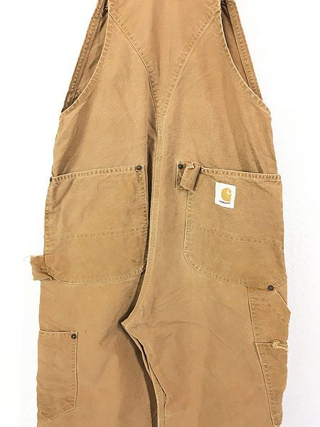 古着 60-70s Carhartt 山ポケ ブラウン ダック Wニー ワーク ...