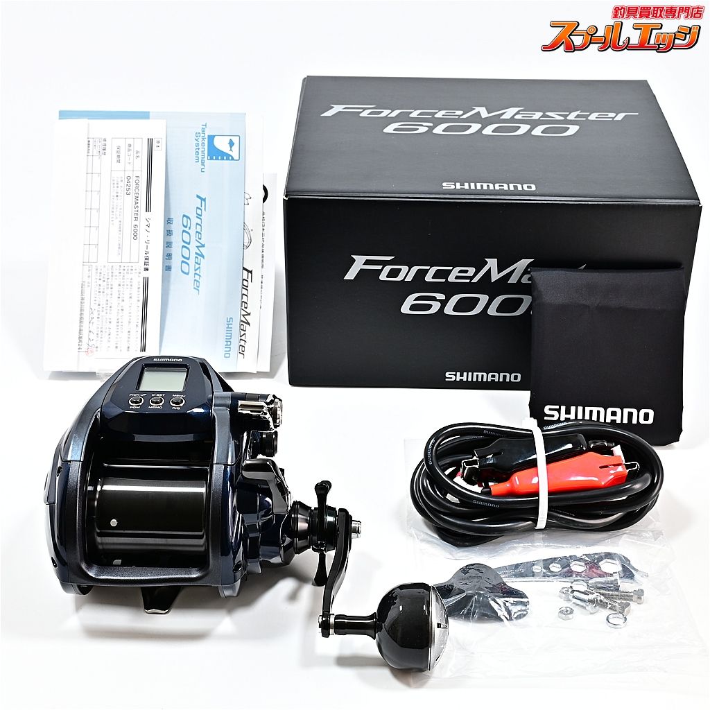 シマノ 20フォースマスター 6000 使用距離0.0km 使用0時間 液晶保護フィルム装着済 SHIMANO ForceMaster m42157