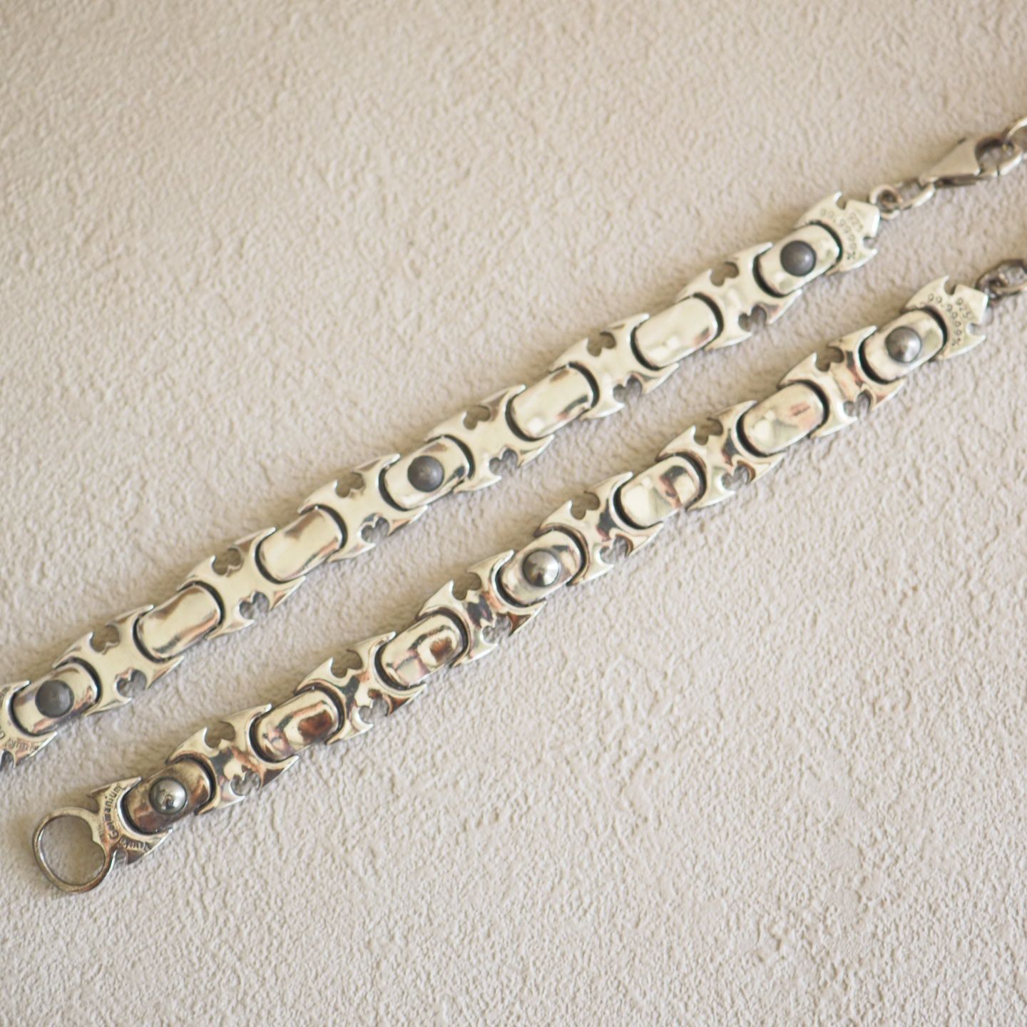 Silver925 YuukiGermanium 梵字 ブレスレット Silver925 YuukiGermanium 梵字 ブレスレット