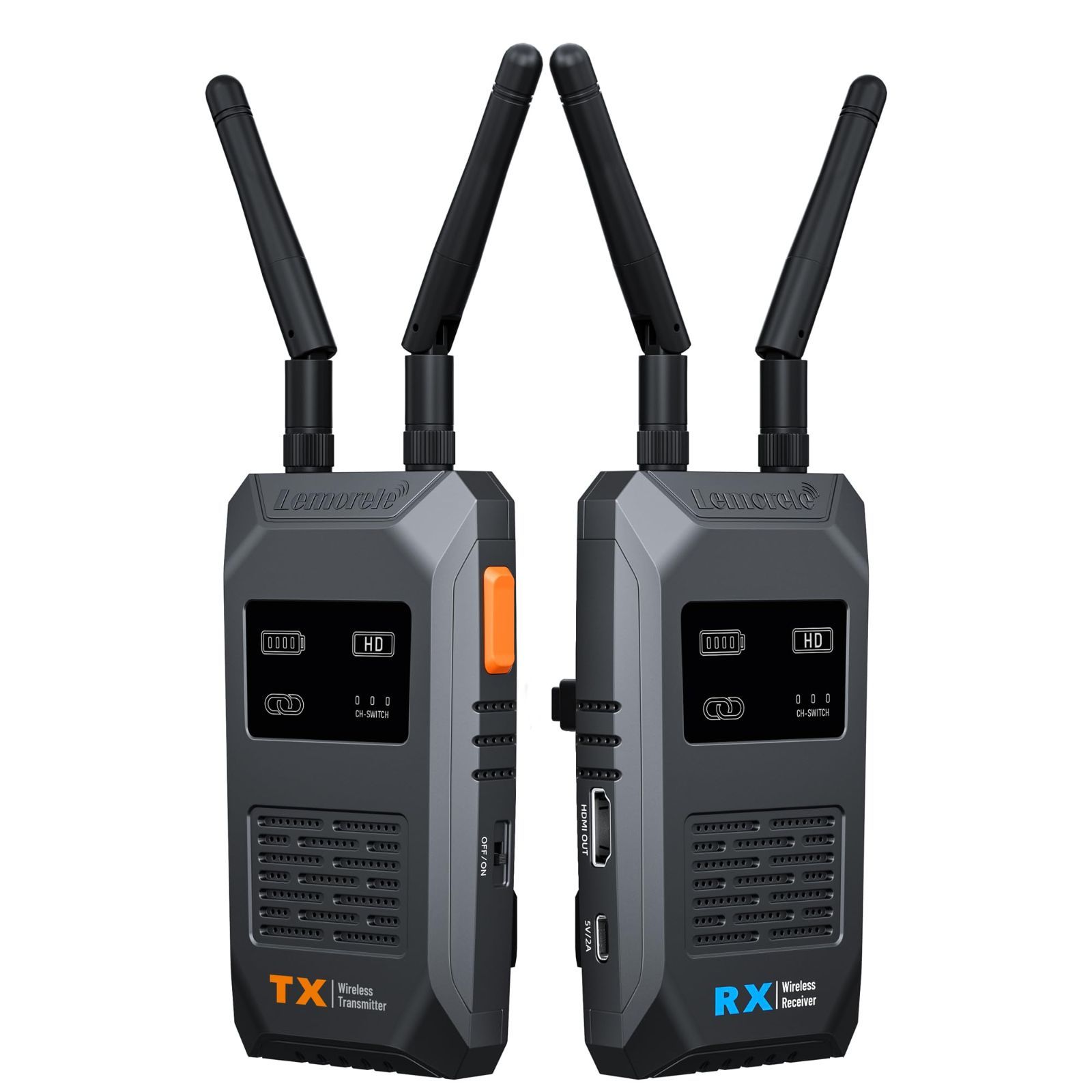 ワイヤレスHDMI 無線 送受信機セット小型 拡張モード 4台増設可能 4K