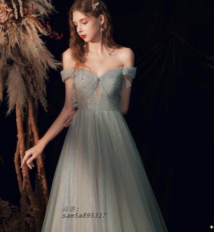 ロングドレス 演奏会用 パーティードレス 結婚式 ドレス ステージドレス 大人 20代30代40代 成人式 コー合唱衣装 発表会 マキシ丈 ピアノ am5a895317