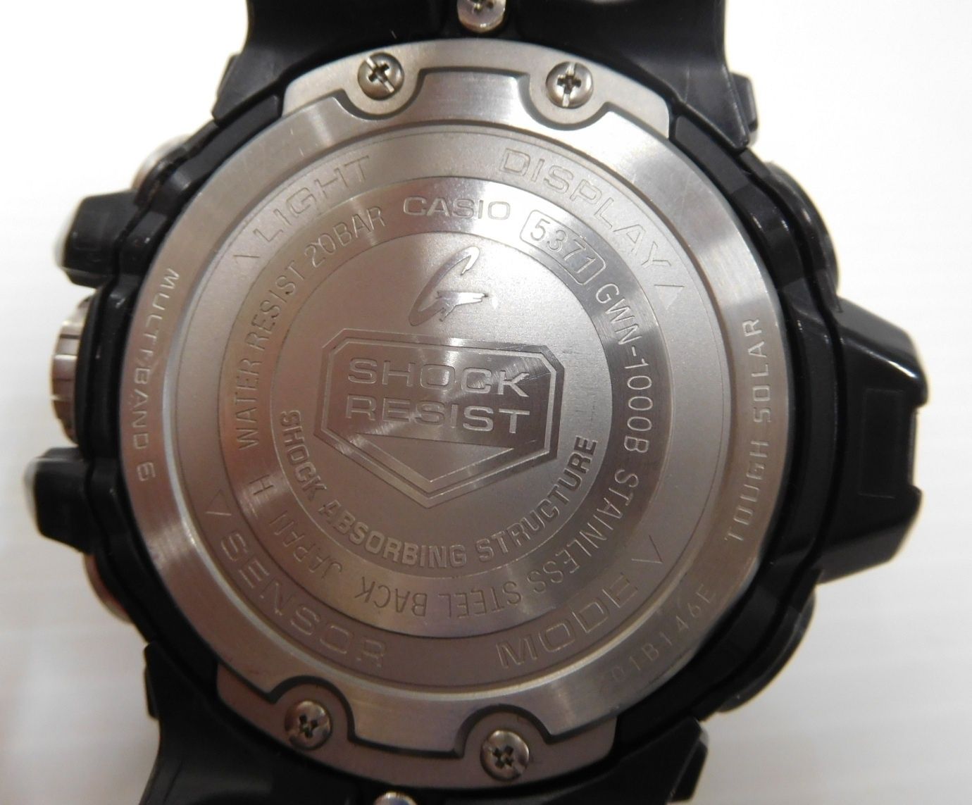CASIO カシオ G-SHOCK GWN-1000B マルチバンド6 タフソーラー トリプルセンサー 本体のみ 中古 CASIO カシオ G-SHOCK GWN-1000B マルチバンド6 タフソーラー トリプル