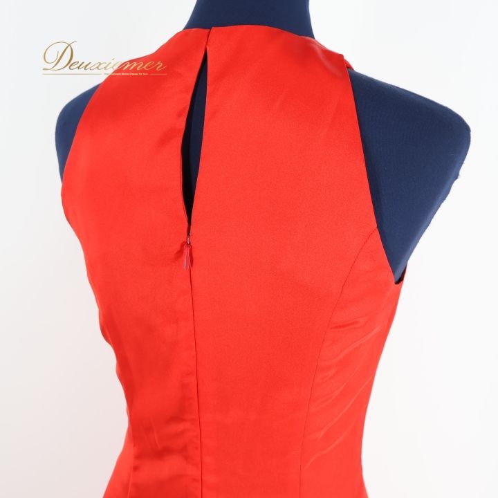 フラダンス 衣装 ワンピース ドレス レッド系 アロハ