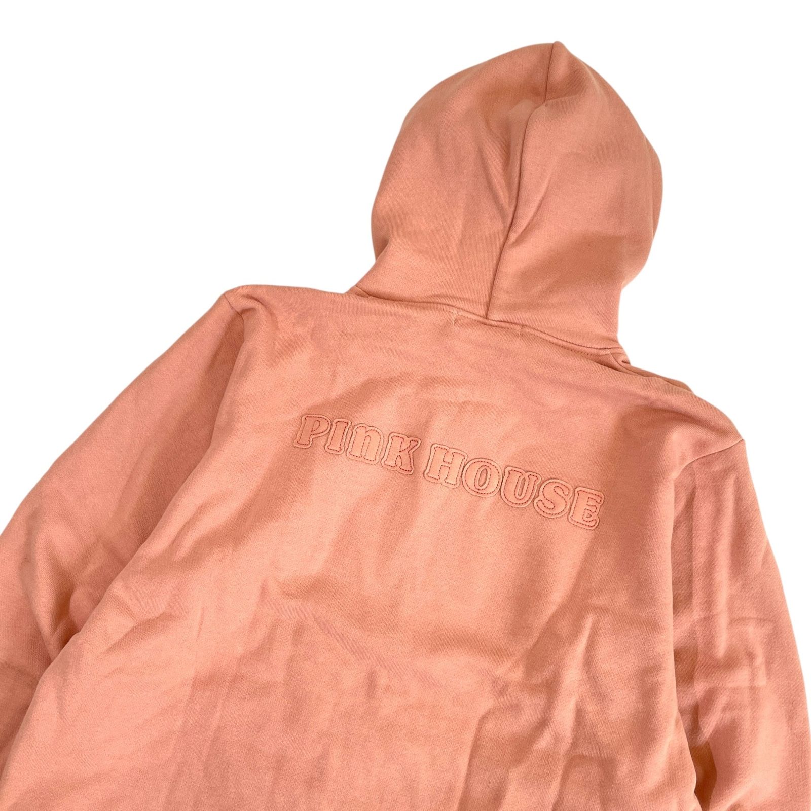 PINK HOUSE ピンクハウス ロゴ デザイン フルジップ　パーカー PINK HOUSE ピンクハウス タグ付き ロゴデザイン ジップアップ