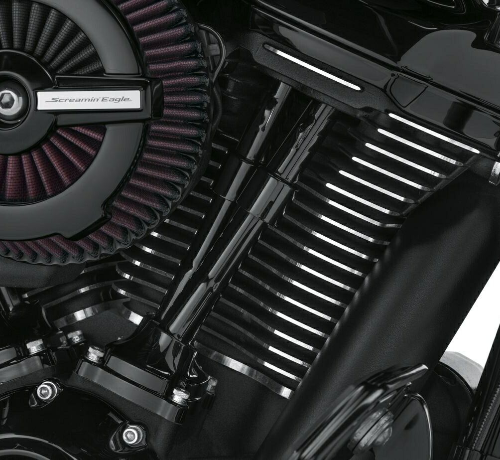 プッシュロッドカバーキット グロスブラック 2017年以降M-EIGHT