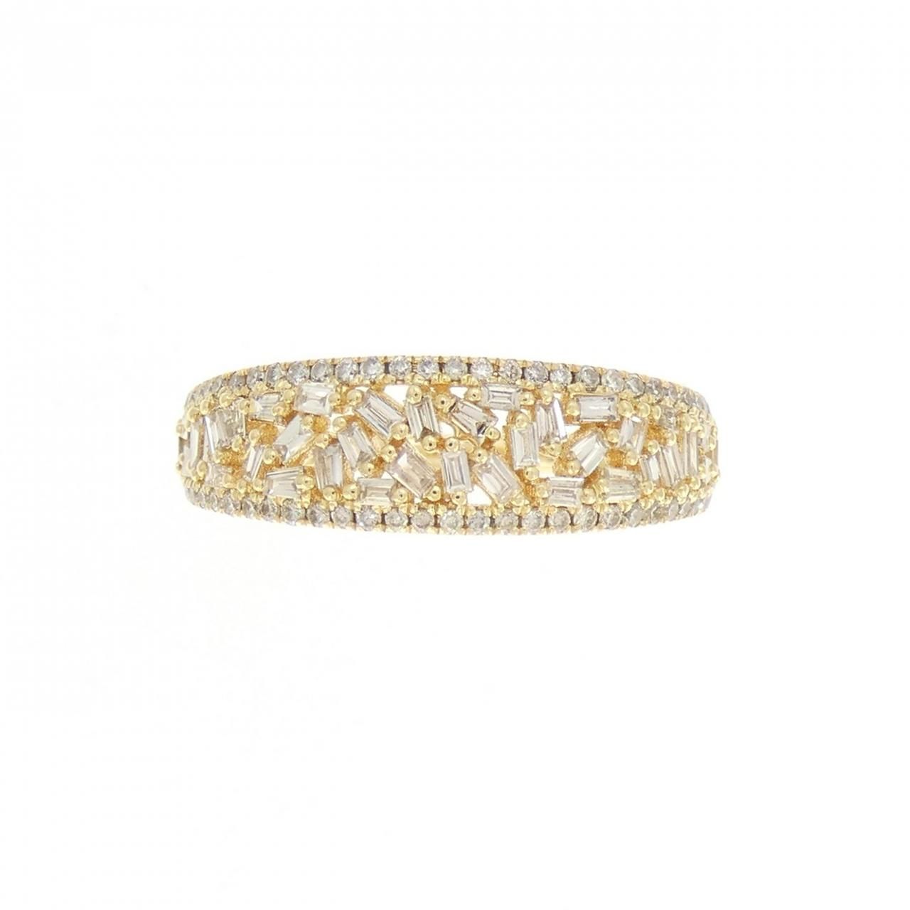 祝開店！大放出セール開催中 リング ダイヤモンド K18YG 0.45CT メルカリ - アクセサリー