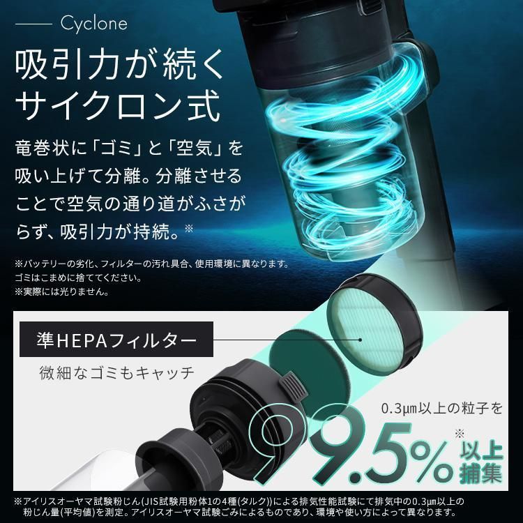 新品 未使用 掃除機 アイリスオーヤマ コードレス サイクロン WX75 新品 未使用 掃除機 アイリスオーヤマ コードレス サイクロン WX75