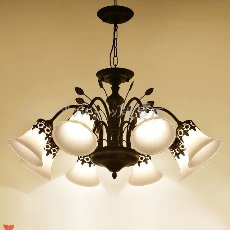 品 感溢れるシャンデリア ペンダントライトLEDランプ天井照明器具シーリングライト6灯
