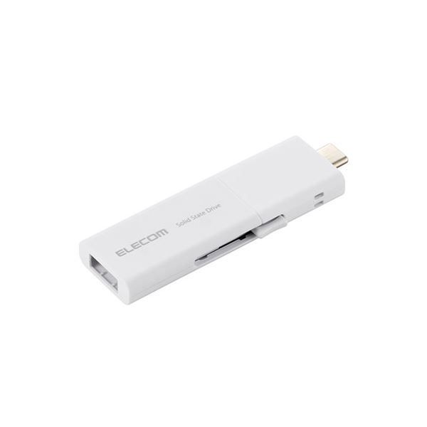 エレコム USB Type-C TM |USB-Aコネクター対応外付けポータブルSSD ESD-EWB_Rシリーズ 1TB ホワイト ESD-EWB1000GWHR