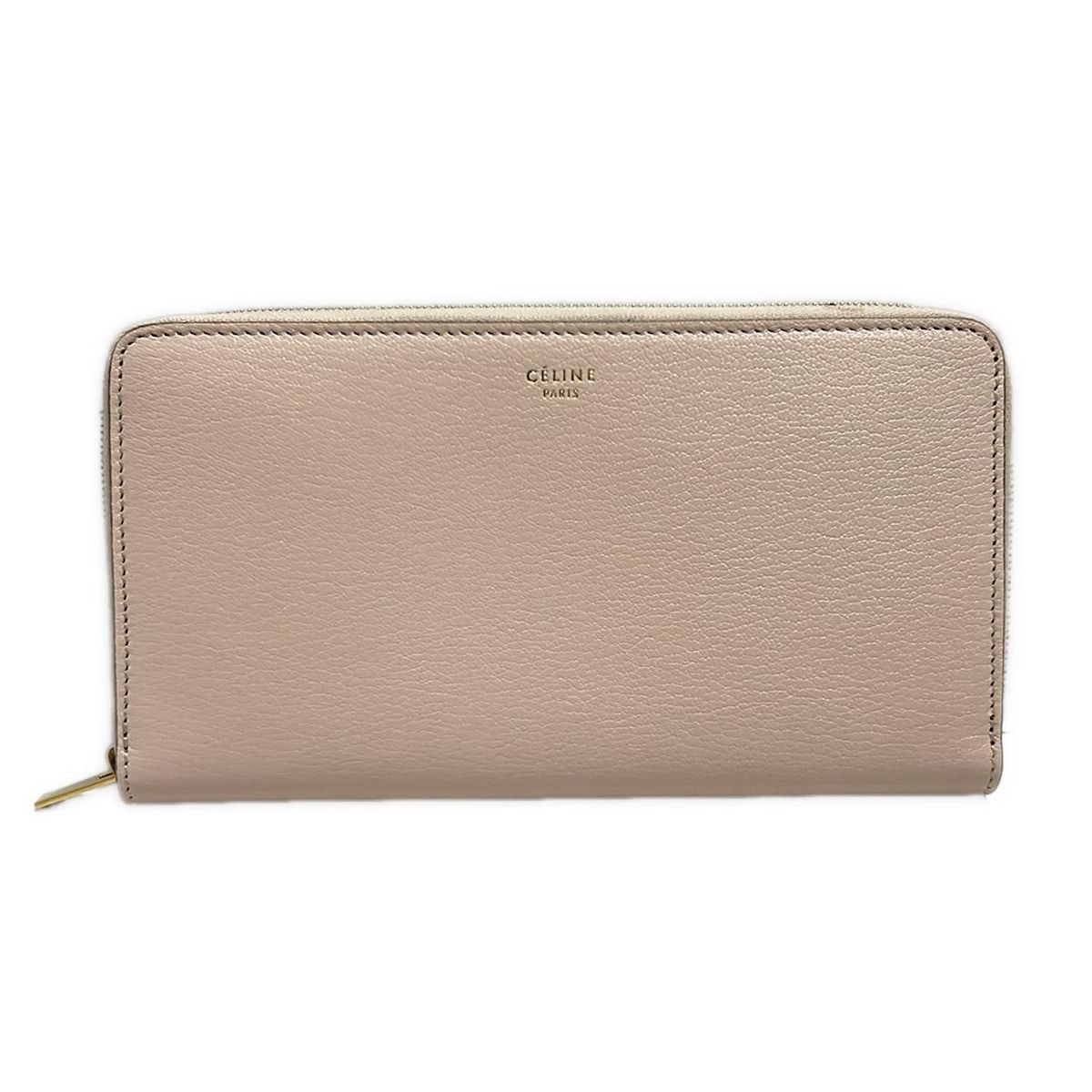 CELINE(セリーヌ) 長財布 - ライトピンク ラウンドファスナー