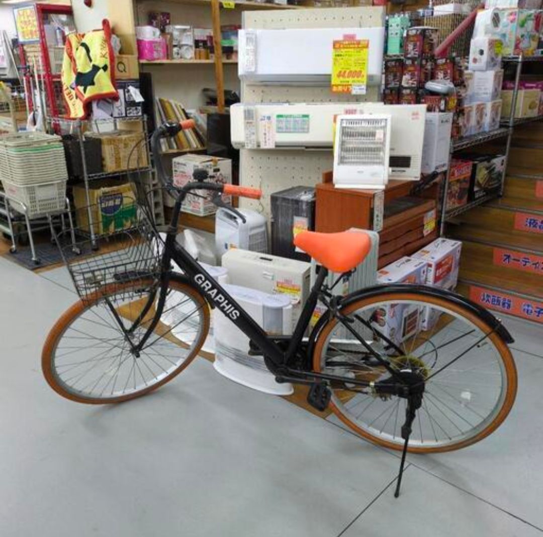 J065 ☆ライト無し☆サビキズ使用感☆普通自転車☆GRAPHIS☆6段☆26 J065 ☆ライト無し☆サビキズ使用感☆普通自転車☆GRAPHIS☆6段☆26